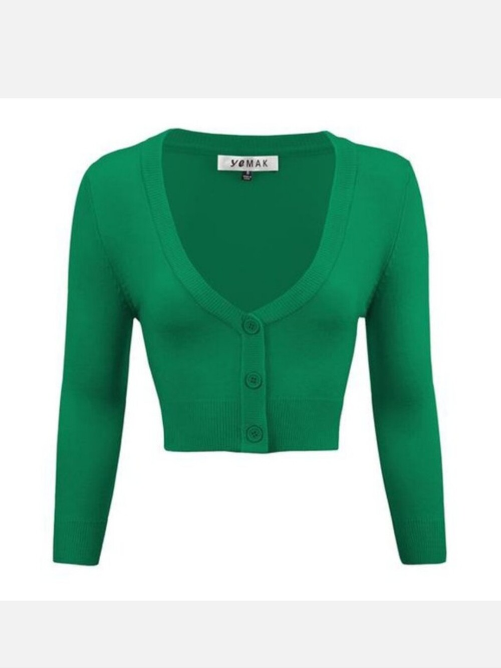 Green MAK/Ye Mak Cardigan Sz XL Up To 2x